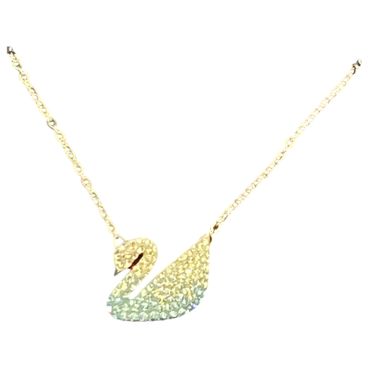 Swarovski Iconic Swan Anhänger, blau, 38/2×1.5 cm, 5512095 – Ansicht 2