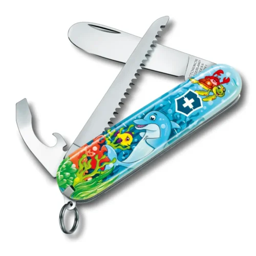 Victorinox My First Victorinox Tier-Edition, 84 mm, Delfin, 0.2373.E1 – Ansicht 1