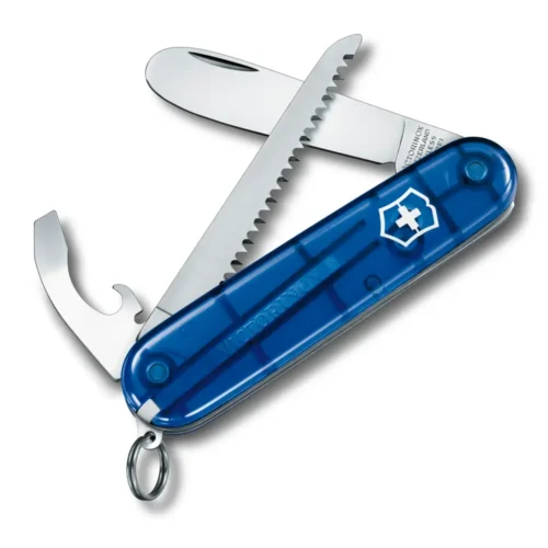 Victorinox My First Victorinox, 84 mm, blau transparent, 0.2373.T2 – Ansicht 1