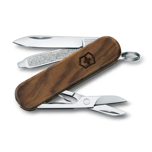 Victorinox Classic SD Wood, 58 mm, braun, Blister, 0.6221.63B – Ansicht 1
