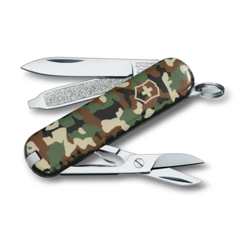 Victorinox Classic SD, 58 mm, tarnung, Blister, 0.6223.94B – Ansicht 1
