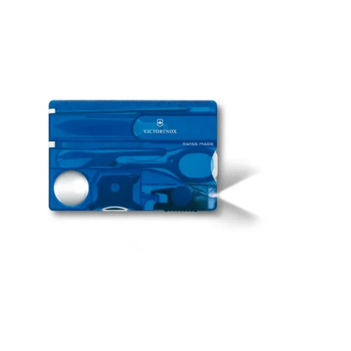 Victorinox Swiss Card Lite, blau transparent, Blister, 0.7322.T2B1 – Ansicht 1