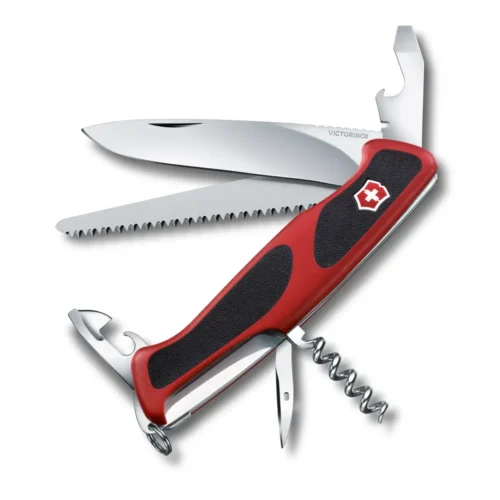 Victorinox Ranger 55 Grip, 130 mm, rot/schwarz, 0.9563.C – Ansicht 1