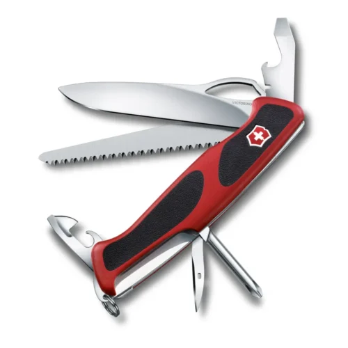 Victorinox Ranger 78 M Grip, 130 mm, rot/schwarz, Blister, 0.9663.MCB1 – Ansicht 1