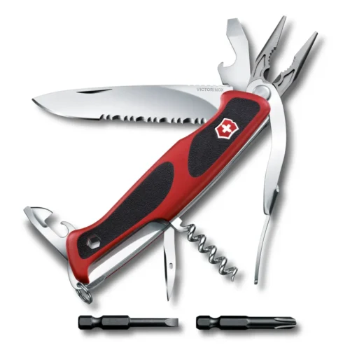 Victorinox Ranger 174 W Grip, 130 mm, rot/schwarz, 0.9728.WC – Ansicht 1