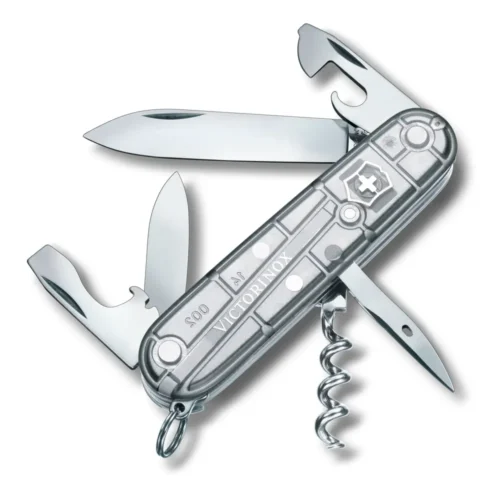 Victorinox Spartan, 91 mm, silver transparent, Blister, 1.3603.T7B1 – Ansicht 1