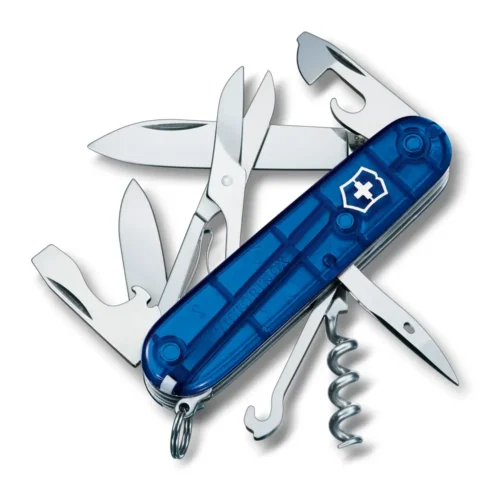 Victorinox Climber, 91 mm, blau transparent, Blister, 1.3703.T2B1 – Ansicht 1
