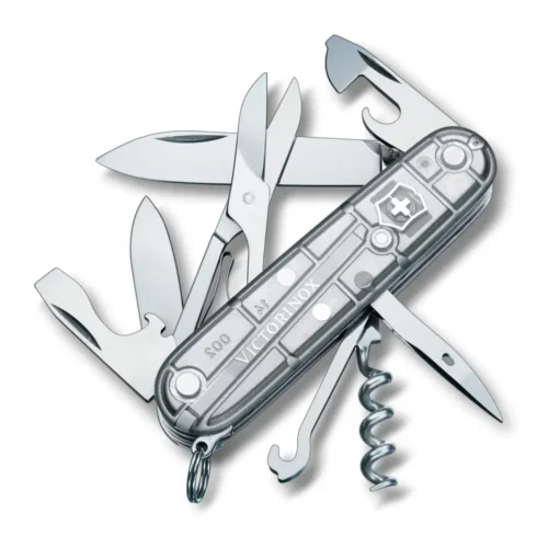 Victorinox Climber, 91 mm, silver transparent, 1.3703.T7 – Ansicht 1