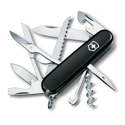 Victorinox Huntsman, 91 mm, schwarz, Blister, 1.3713.3B1 – Ansicht 1