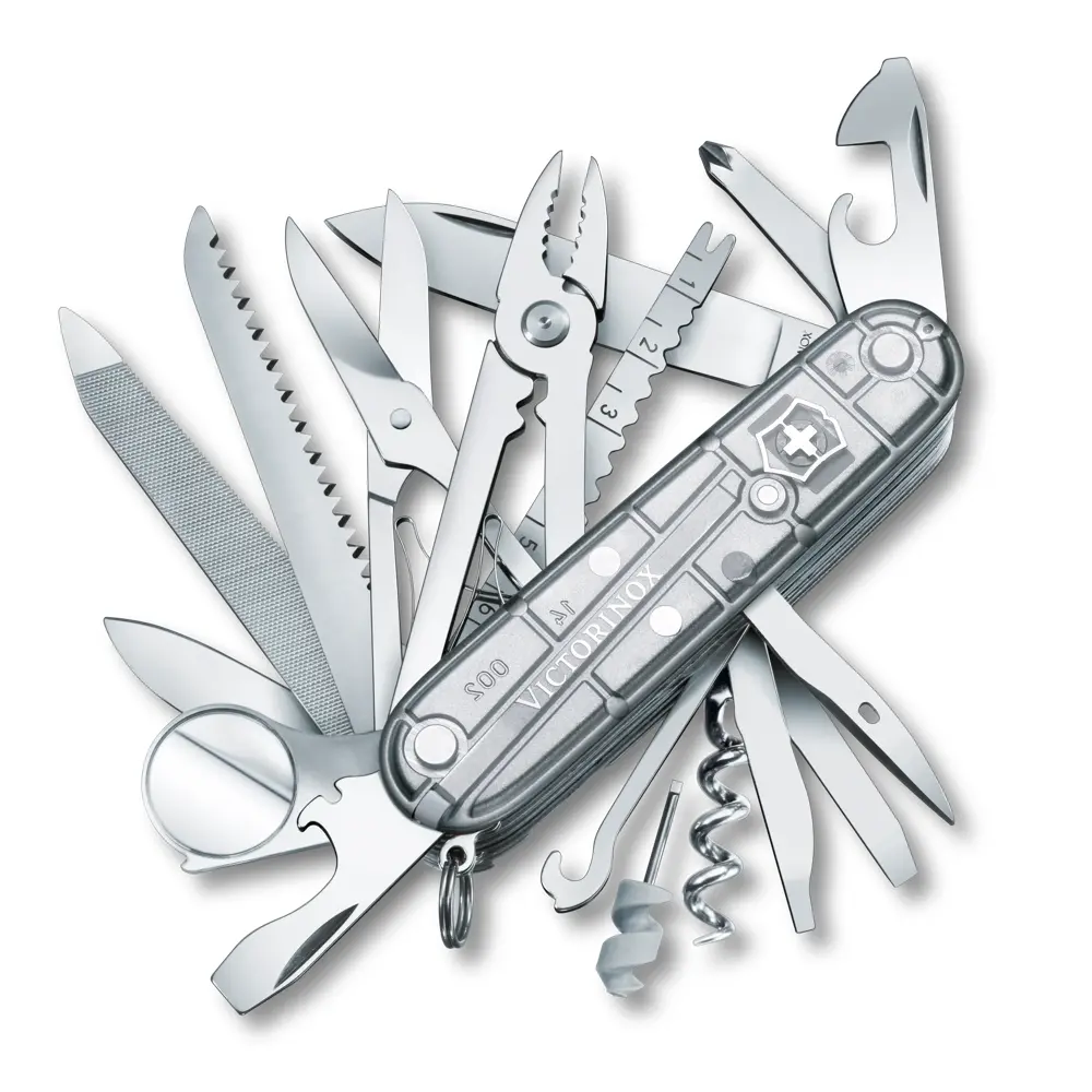 Victorinox Swiss Champ, 91 mm, silver transparent, 1.6794.T7 – Ansicht 1