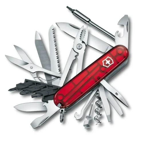 Victorinox Cyber Tool L, 91 mm, rot transparent, 1.7775.T – Ansicht 1