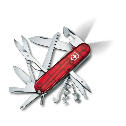 Victorinox Huntsman Lite, 91 mm, rot transparent, 1.7915.T – Ansicht 1