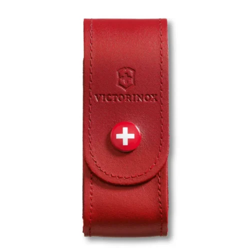Victorinox Gürteletui Leder, rot, Blister, 4.0520.1B1 – Ansicht 1