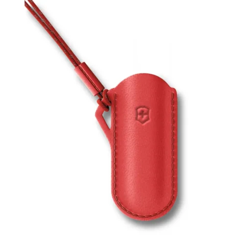 Victorinox Leather Pouch, red, blister, 4.0670.B1 – Ansicht 1