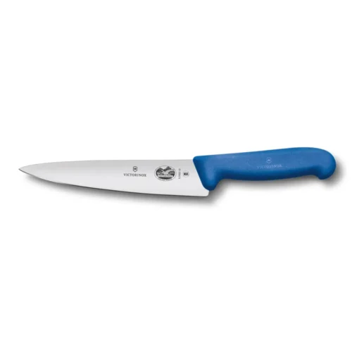 Victorinox Fibrox, Kochmesser, 19cm, gerade, blau, Blister, 5.2002.19B – Ansicht 1