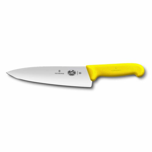 Victorinox Fibrox, Kochmesser, 20cm, gerade, gelb, Blister, 5.2068.20B – Ansicht 1