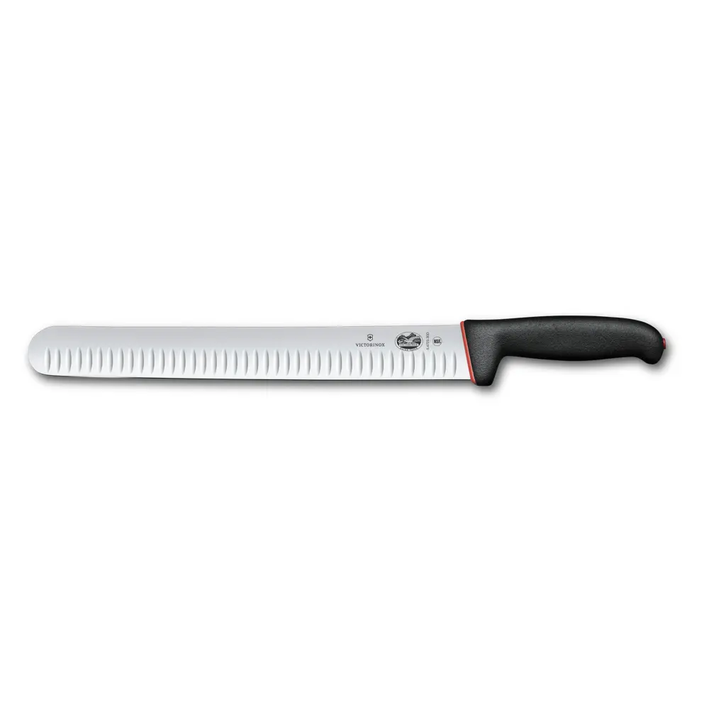 Victorinox Dual Grip, Schinkenmesser, 30 cm, Kullen, schwarz/rot, B, 5.4723.30DB – Ansicht 1