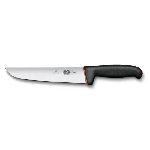 Victorinox Dual Grip, Schlachtmesser, 20cm, gerade, schwarz/rot, 5.5203.20D – Ansicht 1