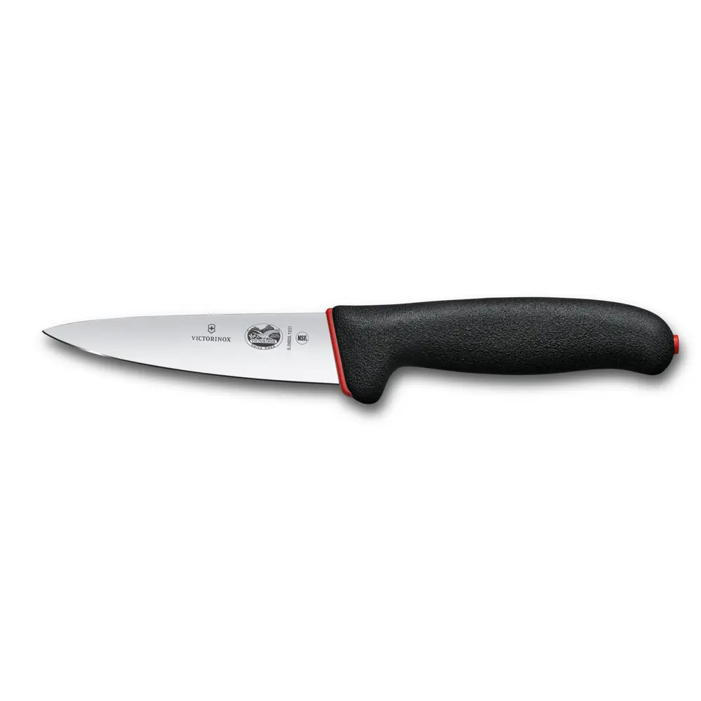 Victorinox Dual Grip, Stechmesser, 12 cm, schwarz/rot, 5.5603.12D – Ansicht 1