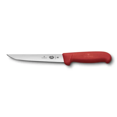Victorinox Fibrox, Ausbeinmesser, 15cm, gerade, rot, Blister, 5.6001.15B – Ansicht 1