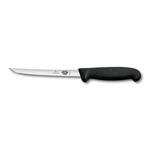 Victorinox Fibrox, Ausbeinmesser, 15cm, gerade, schwarz, Blister, 5.6203.15B – Ansicht 1
