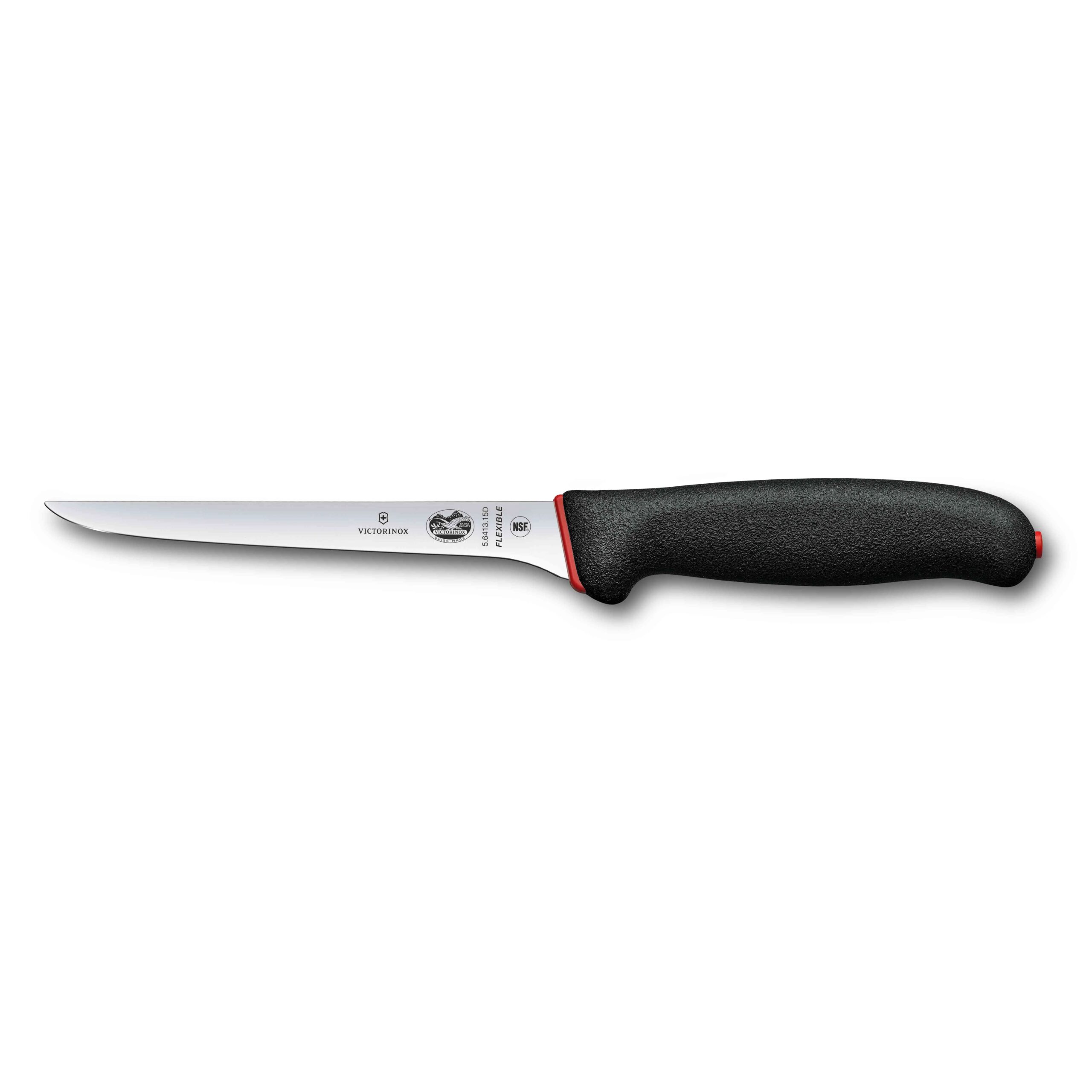 Victorinox Dual Grip, Ausbeinmesser, 15 cm, flexibel, schwarz/rot,B, 5.6413.15DB – Ansicht 1