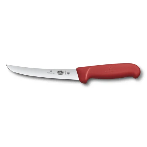 Victorinox Fibrox, Ausbeinmesser, 15cm, gerade, rot, Blister, 5.6501.15B – Ansicht 1