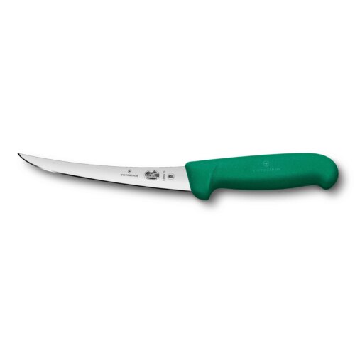Victorinox Fibrox, Ausbeinmesser, 15cm, gerade, grün, Blister, 5.6604.15B – Ansicht 1