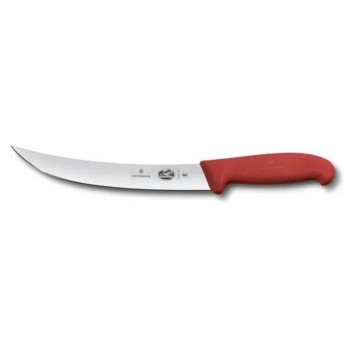 Victorinox Fibrox, Schlachtmesser, 20cm, gerade, rot, Blister, 5.7201.20B – Ansicht 1