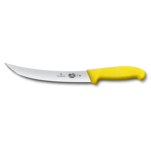 Victorinox Fibrox, Schlachtmesser, 20cm, gerade, gelb, Blister, 5.7208.20B – Ansicht 1