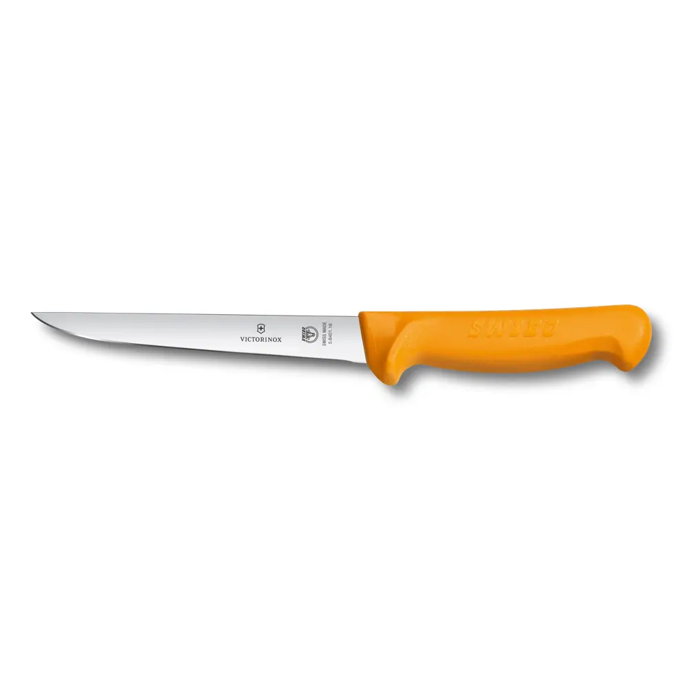 Victorinox Swibo, Ausbeinmesser, 14cm, gerade, orange, SB-Hülle, 5.8401.14 – Ansicht 1