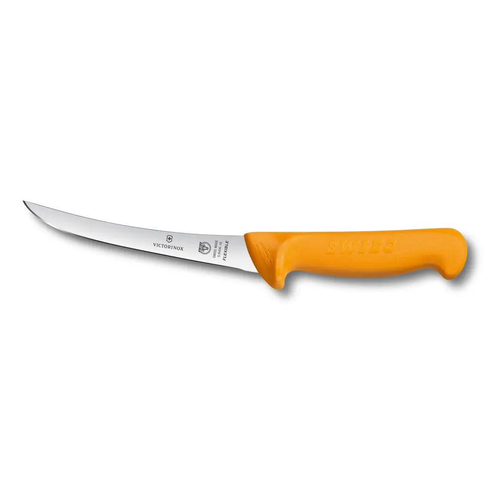 Victorinox Swibo, Ausbeinmesser, 16cm, gerade, flex, orange, SB-Hülle, 5.8406.16 – Ansicht 1