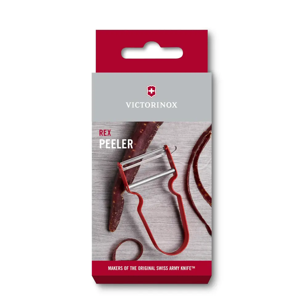 Victorinox REX Sparschäler, Aluminium, rot, 6.0900.1 – Ansicht 2