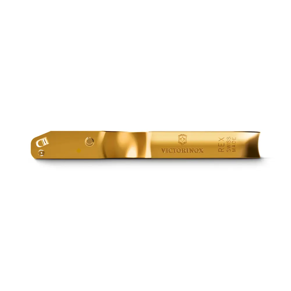 Victorinox REX Sparschäler, Aluminium, vergoldet, 6.0900.88 – Ansicht 2