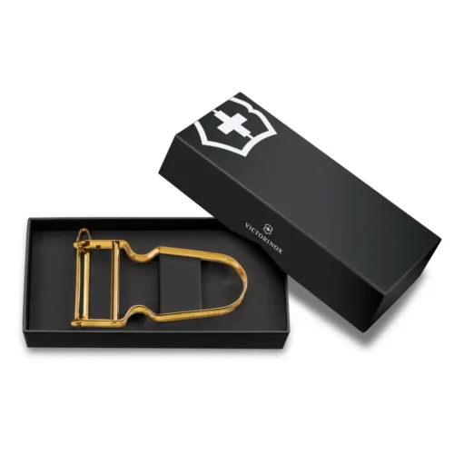 Victorinox REX Sparschäler, Aluminium, vergoldet, 6.0900.88 – Ansicht 7