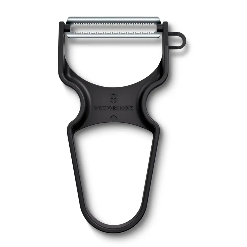 Victorinox RAPID Sparschäler, Zackenschliff, schwarz, 6.0933.3 – Ansicht 1