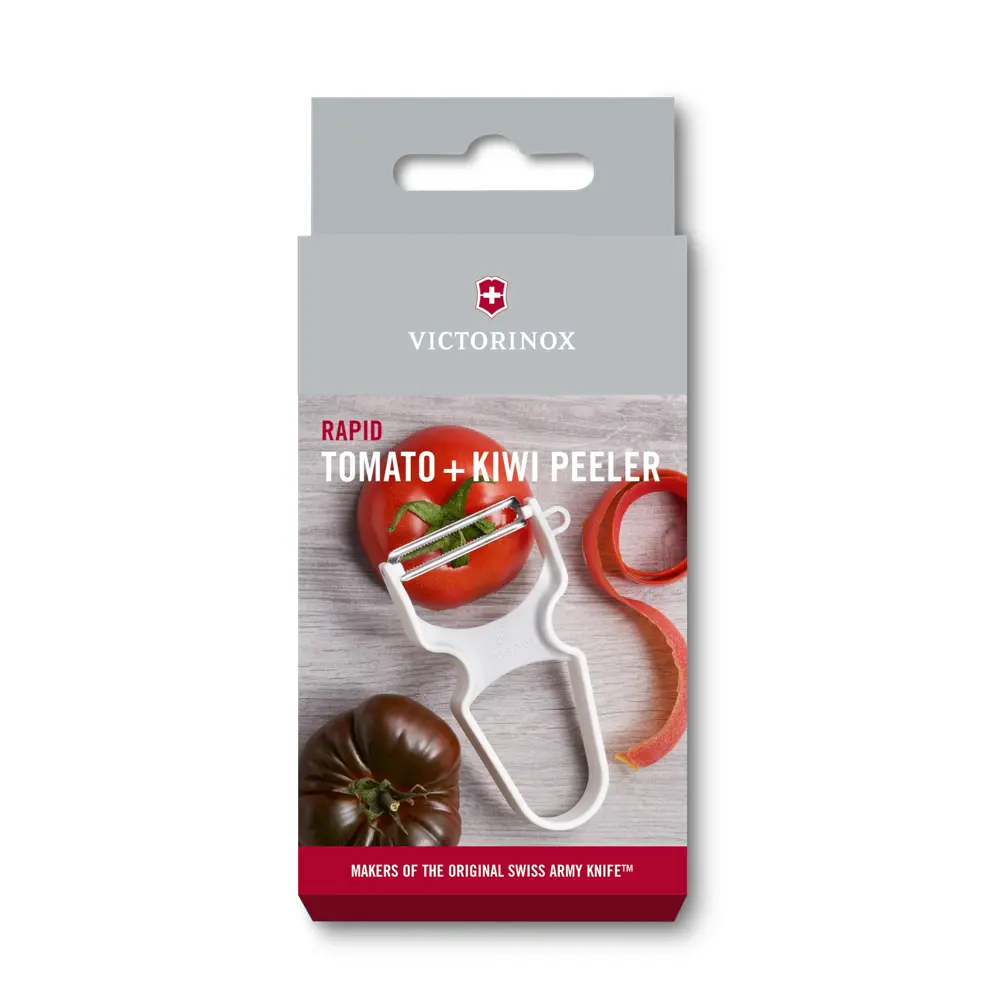 Victorinox RAPID Sparschäler, Zackenschliff, weiss, 6.0933 – Ansicht 2