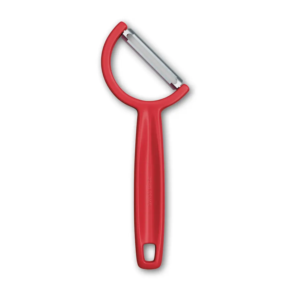 Victorinox Rho Sparschäler, gerade, einschneidig, rot, 6.0950.1 – Ansicht 2