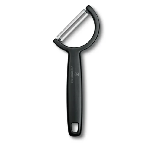 Victorinox Rho Sparschäler, gerade, einschneidig, schwarz, 6.0950.3 – Ansicht 1