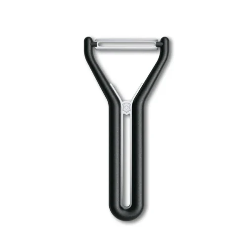 Victorinox Nova-Y Sparschäler, gerade, zweischneidig, schwarz, G, 6.0982.3 – Ansicht 1