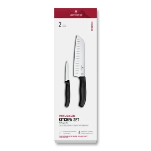 Victorinox Swiss Classic, Küchen Set, 2tlg, schwarz, gift Box, 6.7133.21G – Ansicht 1