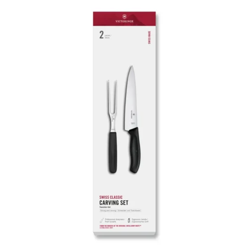 Victorinox Swiss Classic, Tranchier Set, 2tlg, schwarz, G, 6.7133.2G – Ansicht 1