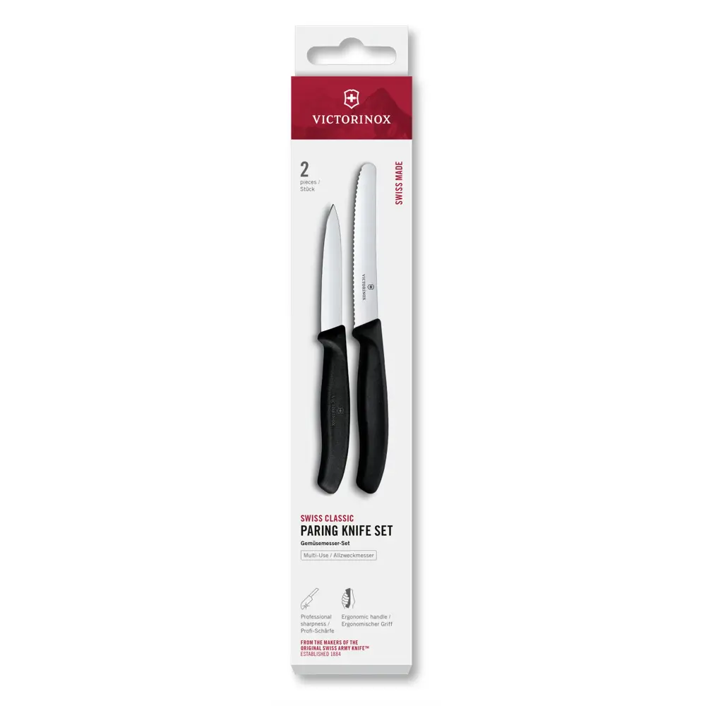Victorinox Swiss Classic, Küchen Set, 3tlg, schwarz, gift Box, 6.7133.3G – Ansicht 2