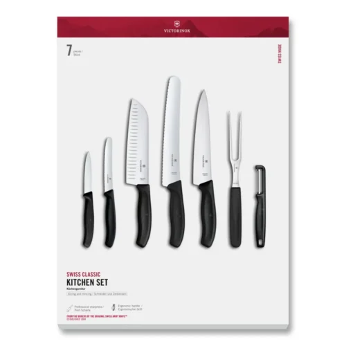 Victorinox Swiss Classic, Küchenset, 7tlg, schwarz, G, 6.7133.71G – Ansicht 1