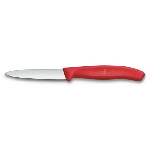 Victorinox Swiss Classic, Gemüsemesser, 2 Stück, 8cm, gerade, spitz, rot, 6.7601.2C1B – Ansicht 1