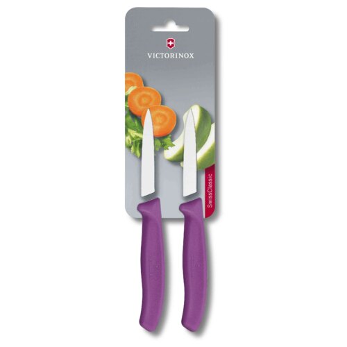 Victorinox Swiss Classic, Gemüsemesser, 2 Stück, 8 cm, gerade, pointed, 6.7605.2C1B – Ansicht 1