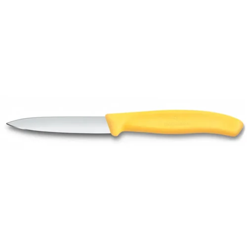 Victorinox Swiss Classic, Gemüsemesser, 8cm, gerade, Mittelspitz, gelb, 6.7608.C1 – Ansicht 1