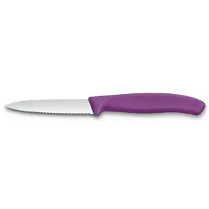 Victorinox Swiss Classic,Gemüsemesser,2Stk,8cm,Wellenschliff,spitz,violett,B, 6.7635.2C1B – Ansicht 2