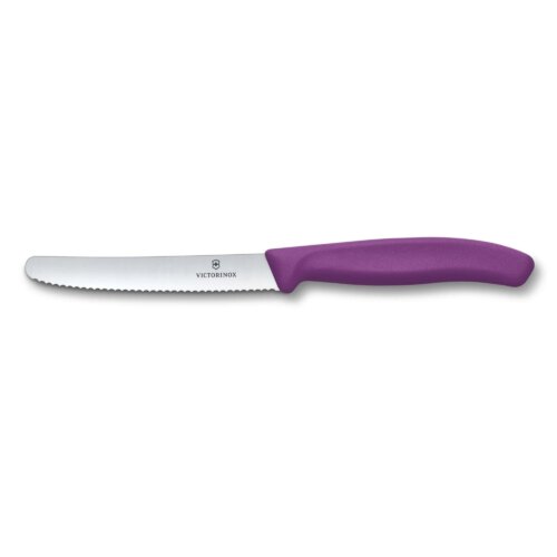 Victorinox Swiss Classic, Tomaten & Tafelmesser, 11cm, Wellen, violett, 6.7835.C1 – Ansicht 1