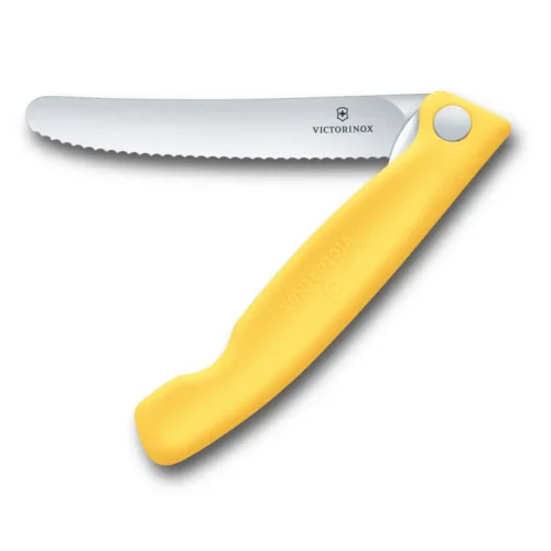 Victorinox Swiss Classic, Picknick Messer, 11cm, Wellen, gelb, Box, 6.7838.FC1 – Ansicht 1